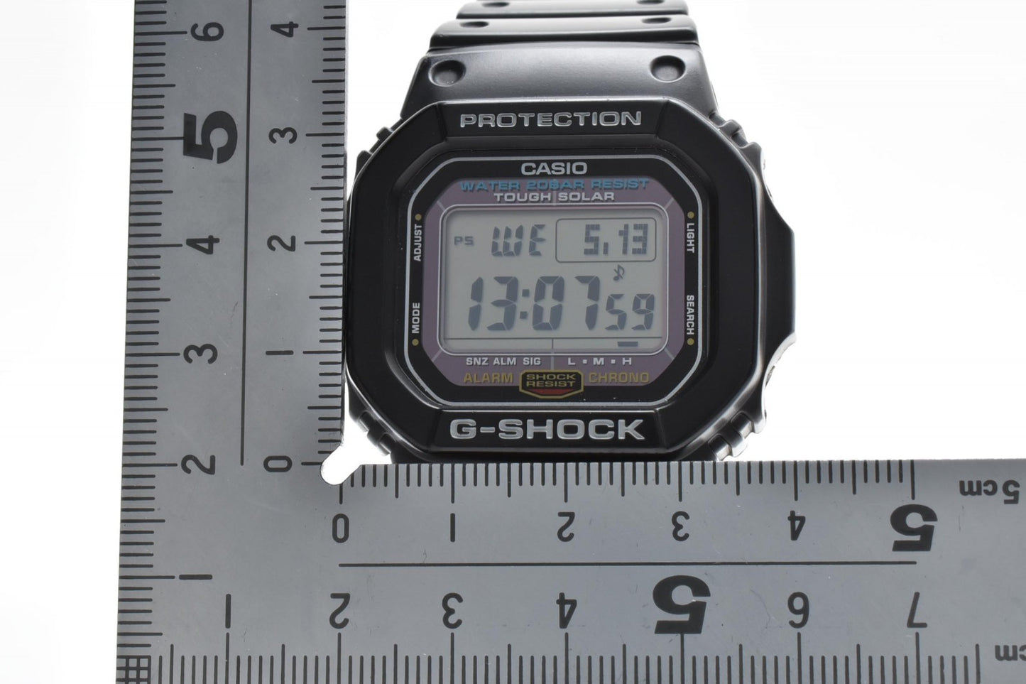 CASIO カシオ G-SHOCK G-5600E タフソーラー デジタル メンズ 腕時計 ブラック スクエアフェイス