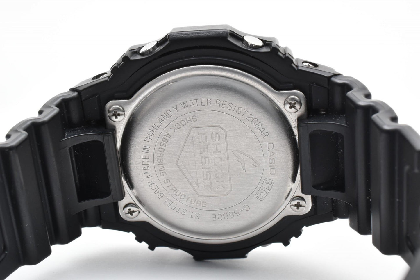 CASIO カシオ G-SHOCK G-5600E タフソーラー デジタル メンズ 腕時計 ブラック スクエアフェイス