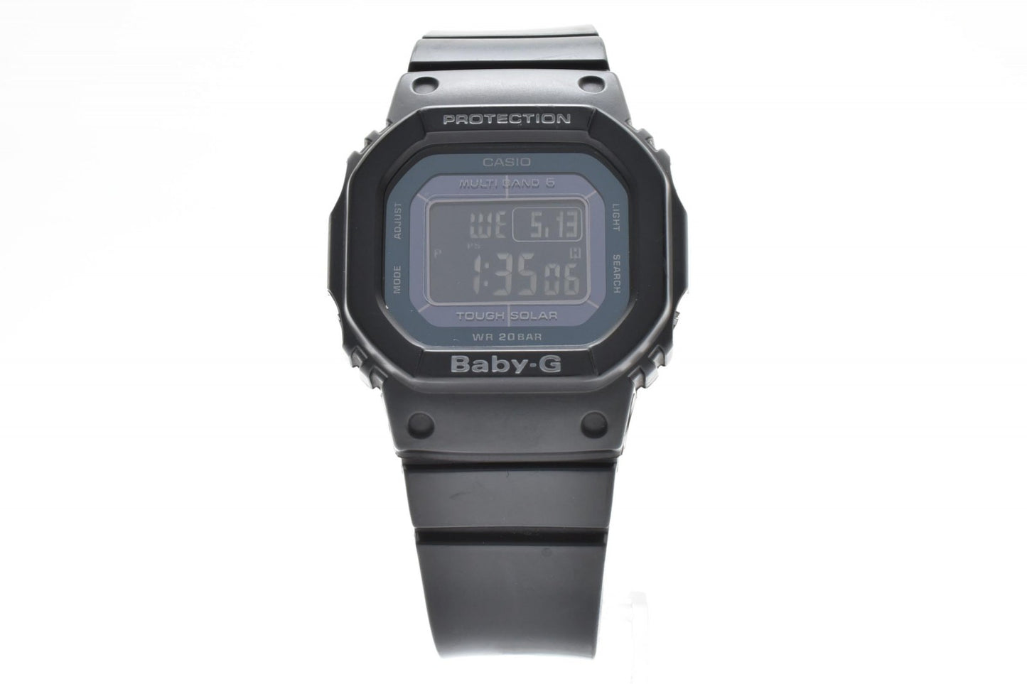 CASIO Baby-G BGD-5000MD 電波ソーラー デジタル 腕時計 ブラック スクエアフェイス レディース