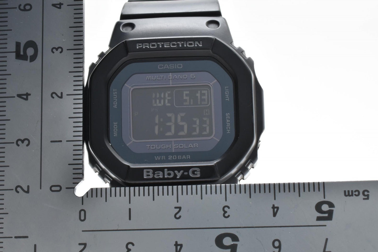 CASIO Baby-G BGD-5000MD 電波ソーラー デジタル 腕時計 ブラック スクエアフェイス レディース