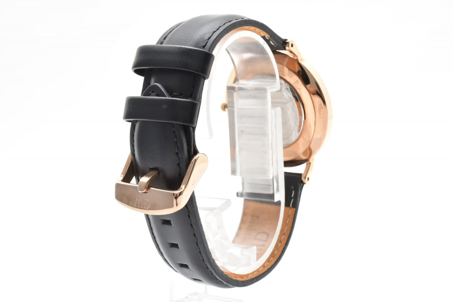 Daniel Wellington ダニエルウェリントン 36R5 腕時計 ブラック文字盤 ローズゴールドケース レザーベルト レディース