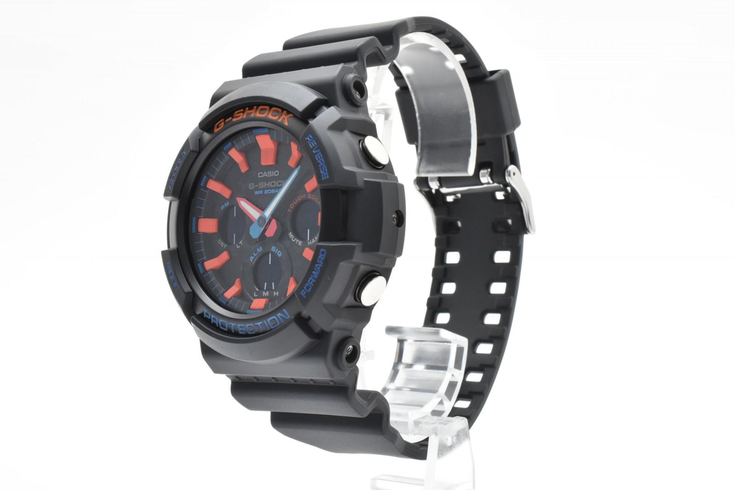 CASIO カシオ G-SHOCK GAS-100CT プロテック ブラック マルチカラー タフソーラー メンズ腕時計