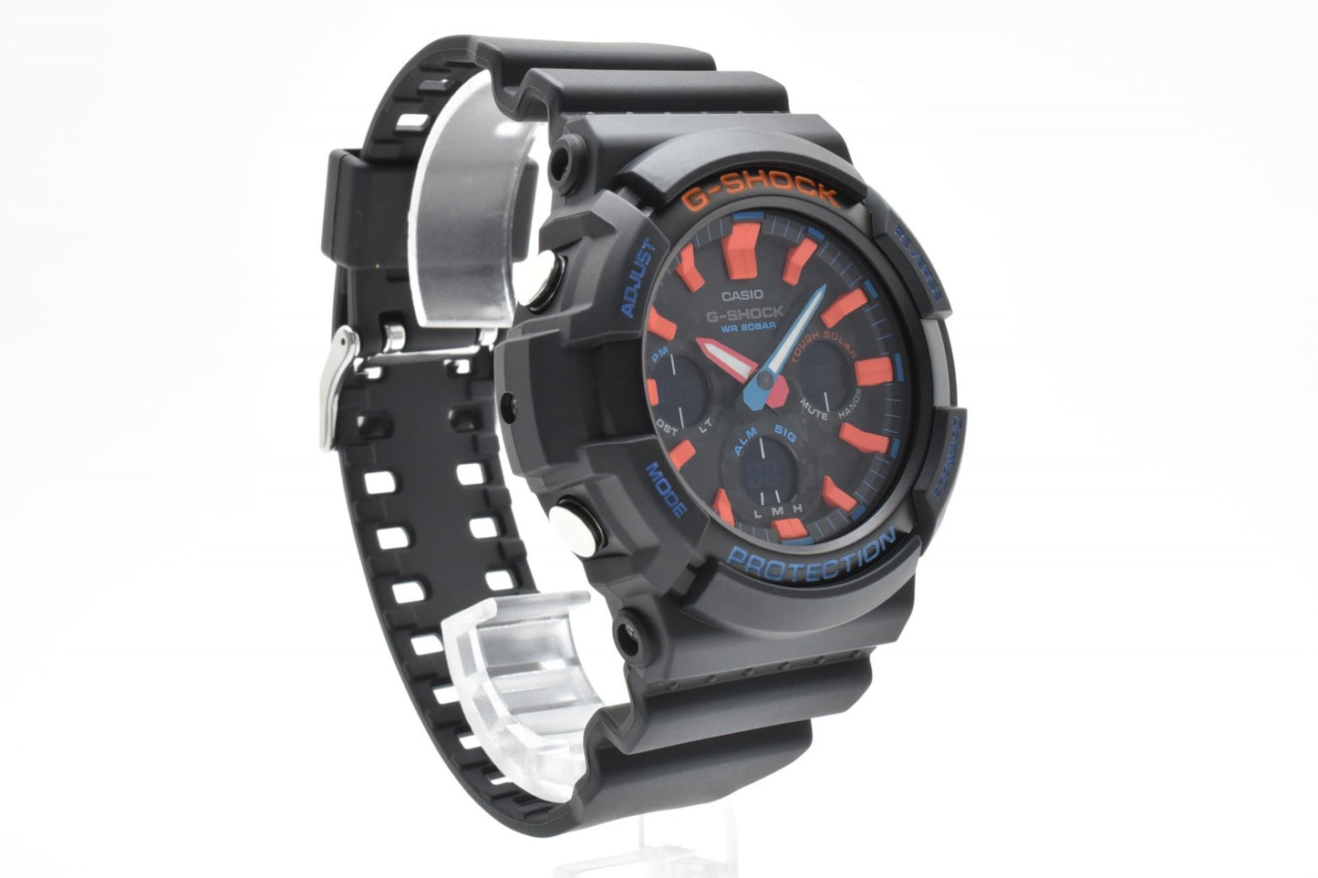 CASIO カシオ G-SHOCK GAS-100CT プロテック ブラック マルチカラー タフソーラー メンズ腕時計
