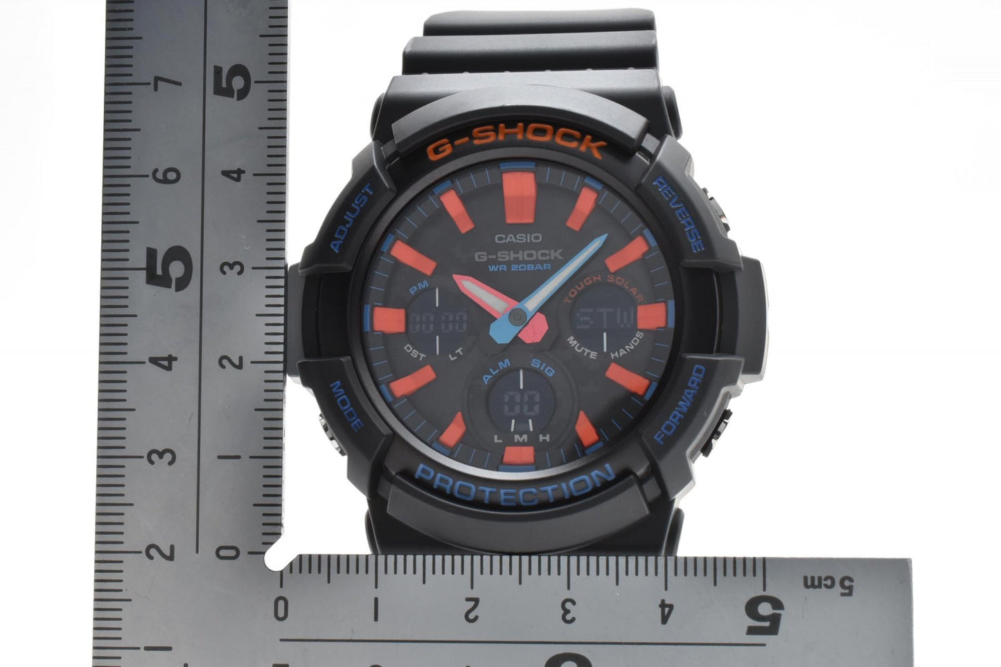 CASIO カシオ G-SHOCK GAS-100CT プロテック ブラック マルチカラー タフソーラー メンズ腕時計