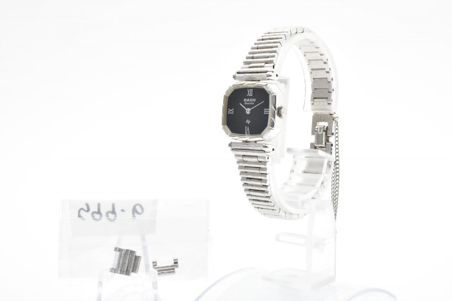RADO ラドー 700.9020.2 レディース 腕時計 ブラック文字盤 シルバーカラー ブレスウォッチ クオーツ