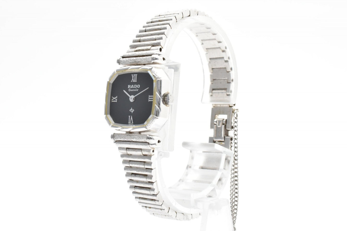RADO ラドー 700.9020.2 レディース 腕時計 ブラック文字盤 シルバーカラー ブレスウォッチ クオーツ