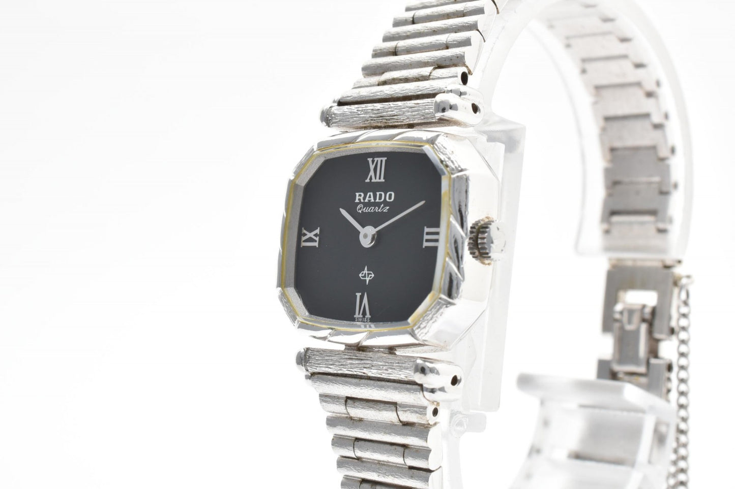 RADO ラドー 700.9020.2 レディース 腕時計 ブラック文字盤 シルバーカラー ブレスウォッチ クオーツ