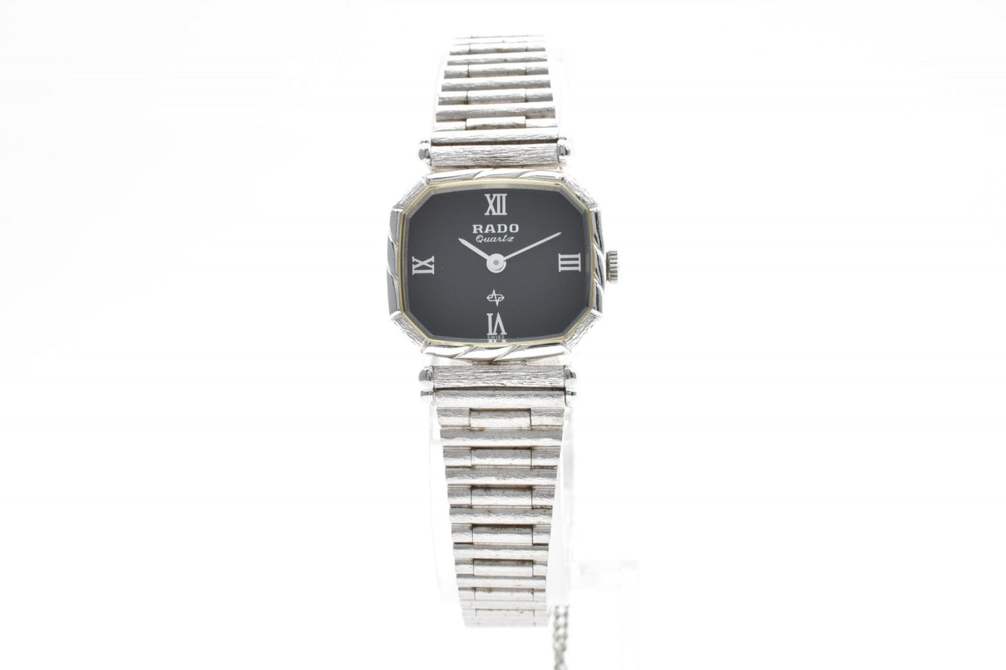 RADO ラドー 700.9020.2 レディース 腕時計 ブラック文字盤 シルバーカラー ブレスウォッチ クオーツ