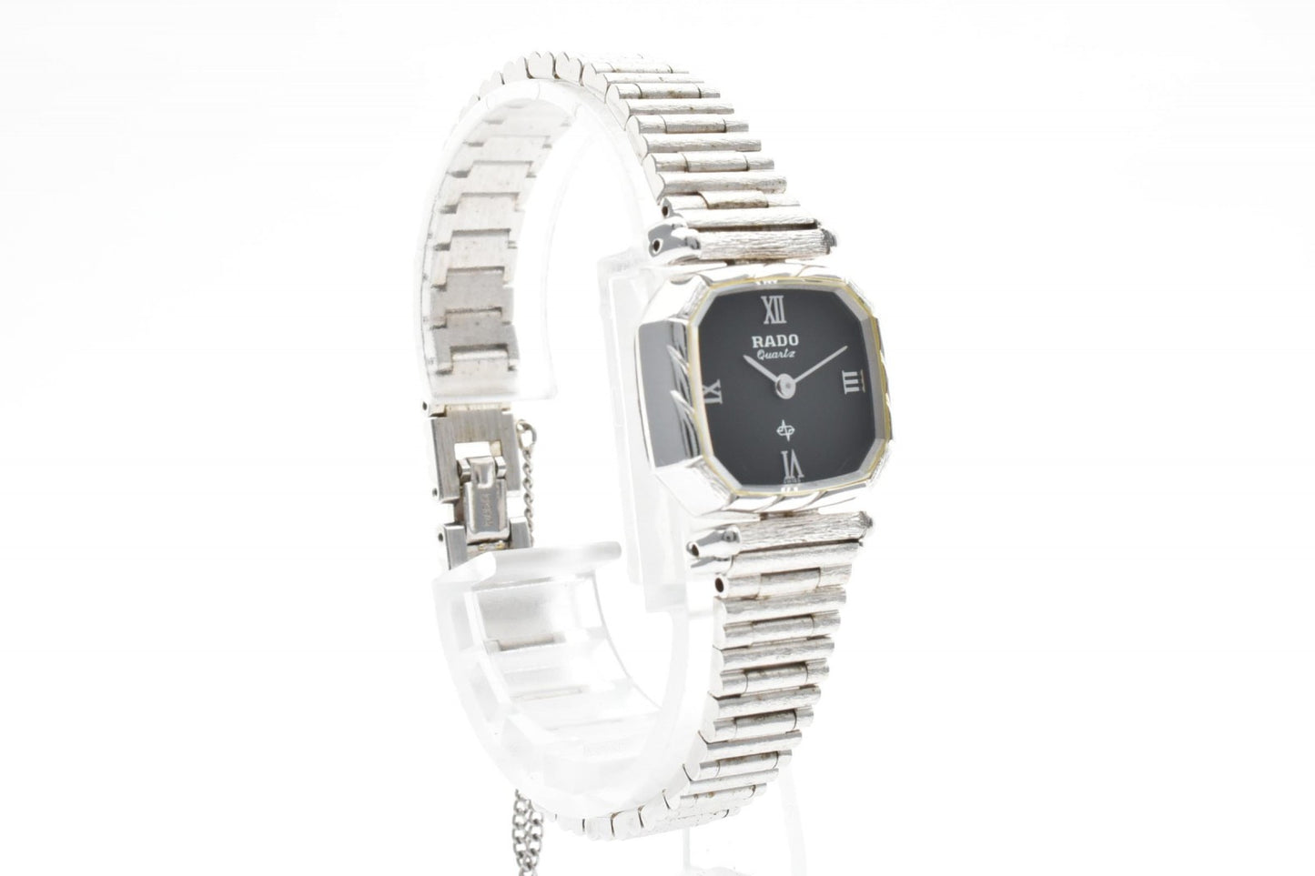 RADO ラドー 700.9020.2 レディース 腕時計 ブラック文字盤 シルバーカラー ブレスウォッチ クオーツ