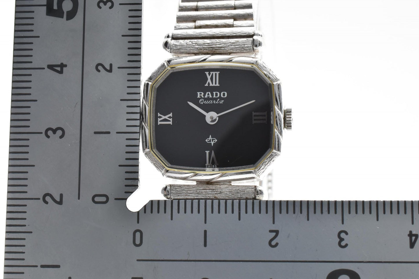 RADO ラドー 700.9020.2 レディース 腕時計 ブラック文字盤 シルバーカラー ブレスウォッチ クオーツ