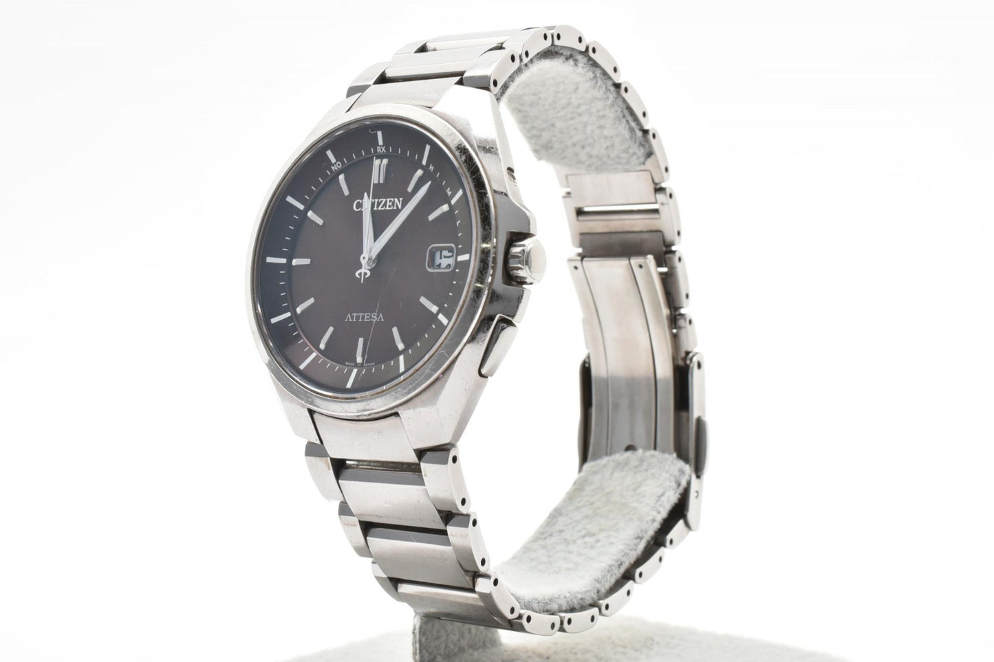 CITIZEN シチズン アテッサ ATTESA H110-T016308 メンズ腕時計 ブラック文字盤 エコドライブ チタン 電波ソーラー