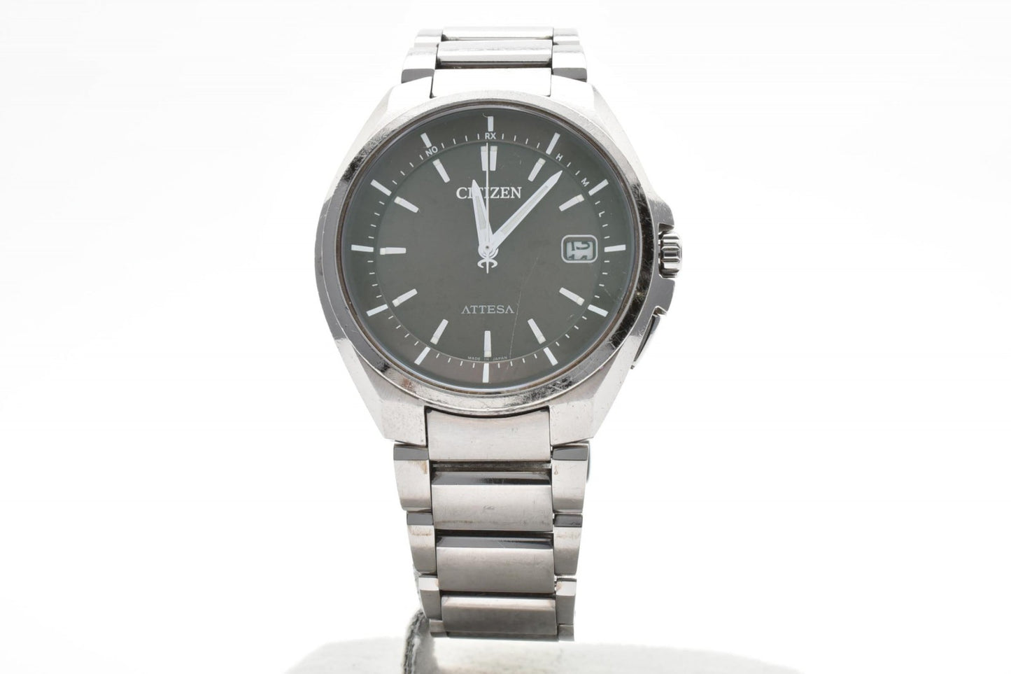 CITIZEN シチズン アテッサ ATTESA H110-T016308 メンズ腕時計 ブラック文字盤 エコドライブ チタン 電波ソーラー