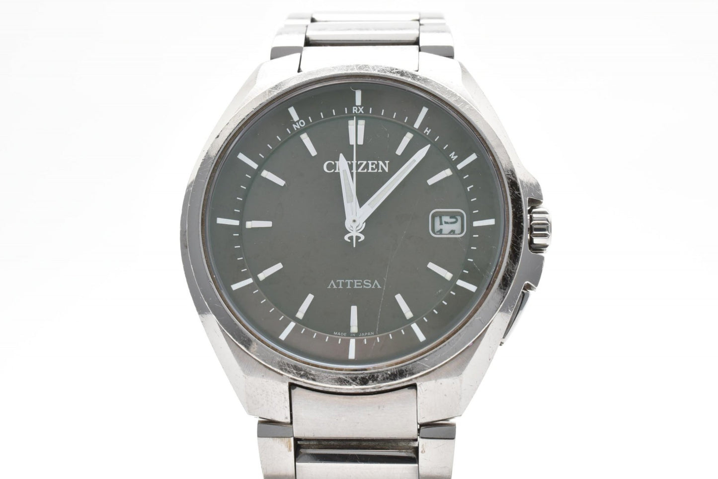 CITIZEN シチズン アテッサ ATTESA H110-T016308 メンズ腕時計 ブラック文字盤 エコドライブ チタン 電波ソーラー