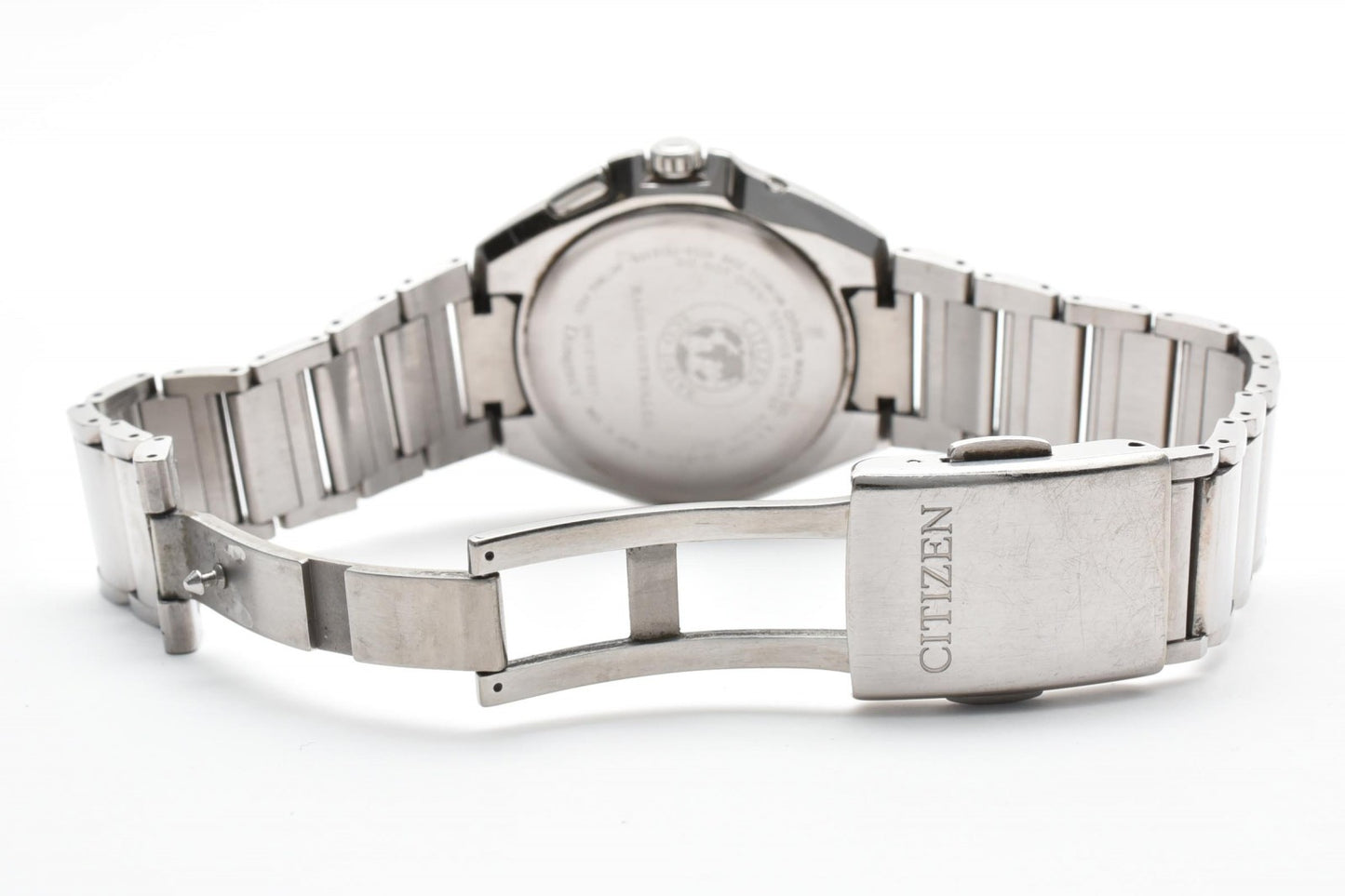 CITIZEN シチズン アテッサ ATTESA H110-T016308 メンズ腕時計 ブラック文字盤 エコドライブ チタン 電波ソーラー