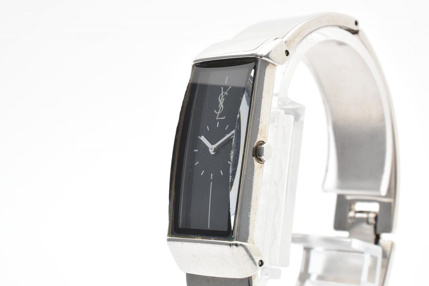 YVES SAINT LAURENT イブ サンローラン 5421-H05569 レディース 腕時計 ブラック文字盤 バングルウォッチ クオーツ