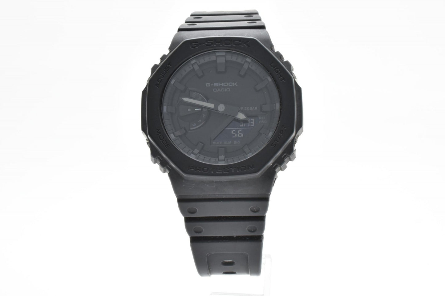 CASIO カシオ G-SHOCK GA-2100 メンズ 腕時計 オールブラック アナデジ カーボンコア クオーツ 箱付