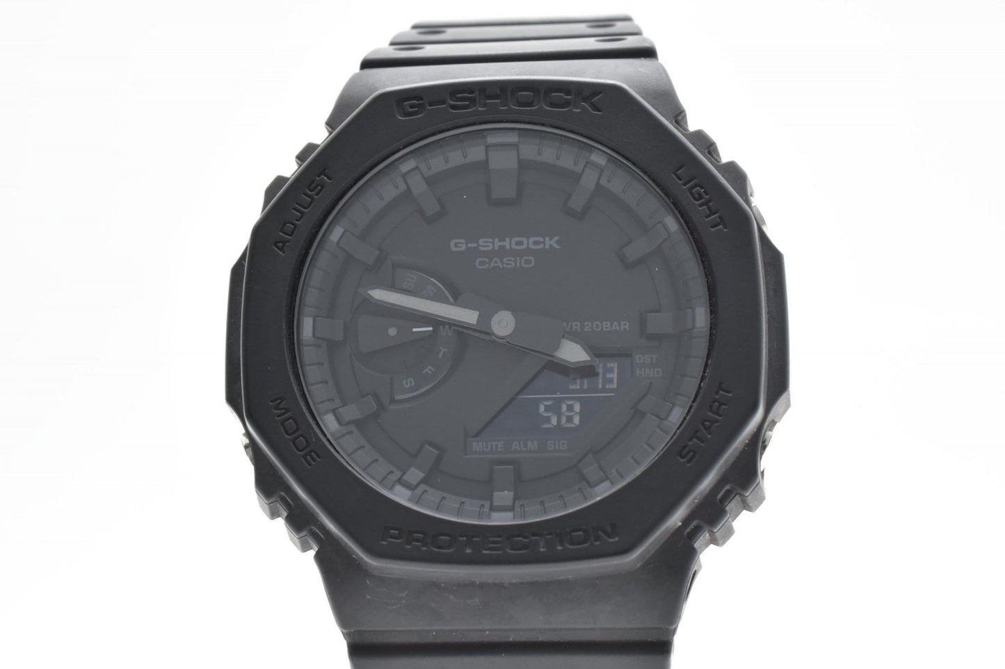CASIO カシオ G-SHOCK GA-2100 メンズ 腕時計 オールブラック アナデジ カーボンコア クオーツ 箱付