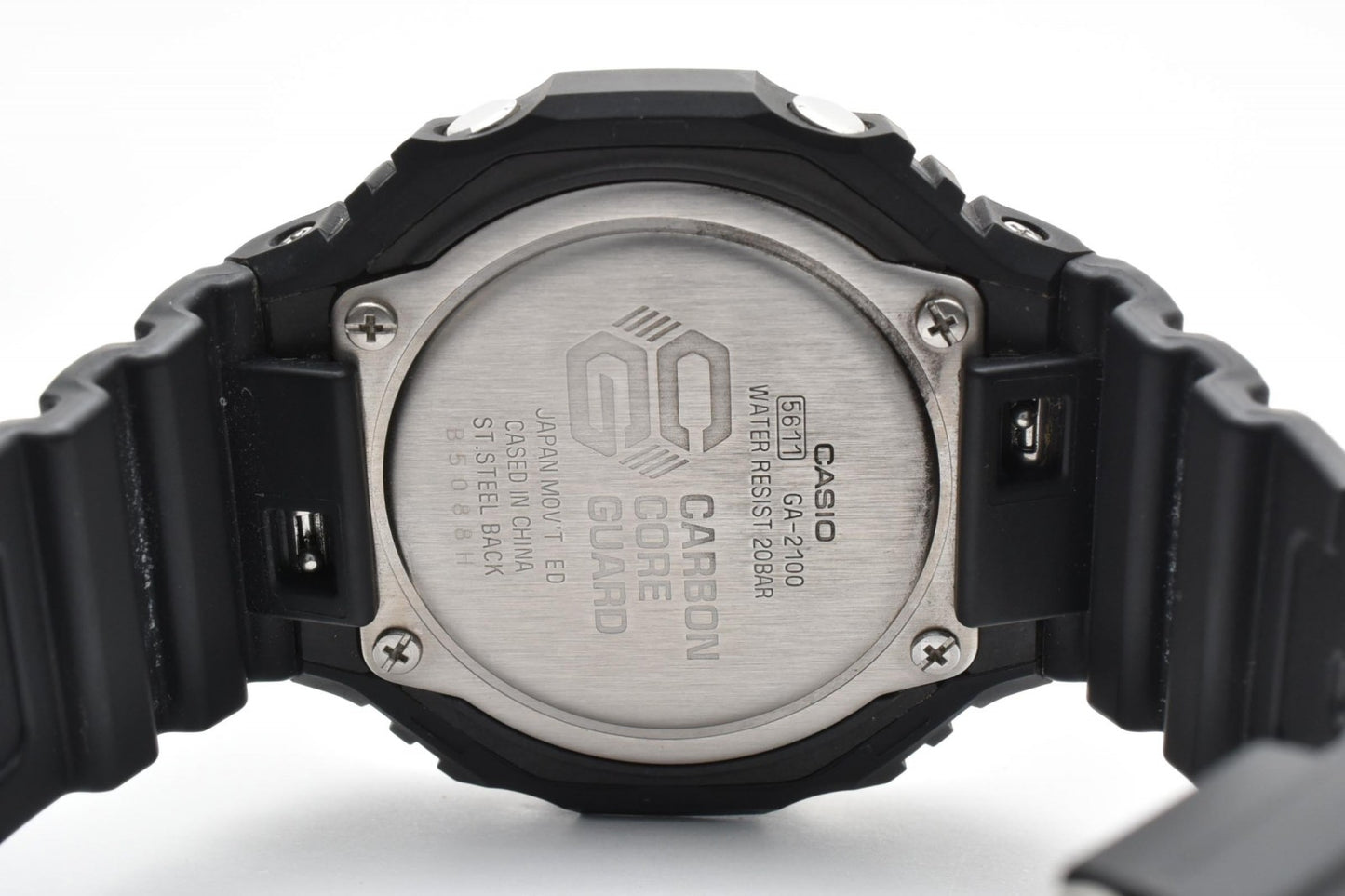 CASIO カシオ G-SHOCK GA-2100 メンズ 腕時計 オールブラック アナデジ カーボンコア クオーツ 箱付