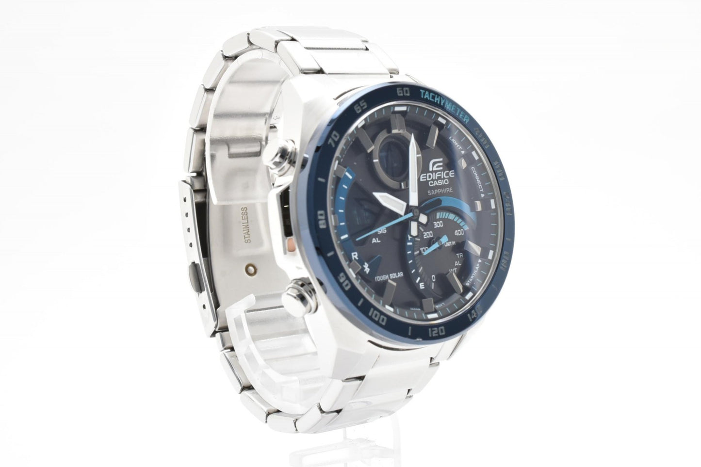 CASIO カシオ EDIFICE エディフィス ECB-900Y メンズ 腕時計 クロノグラフ グレー文字盤 ステンレス ソーラー 箱付