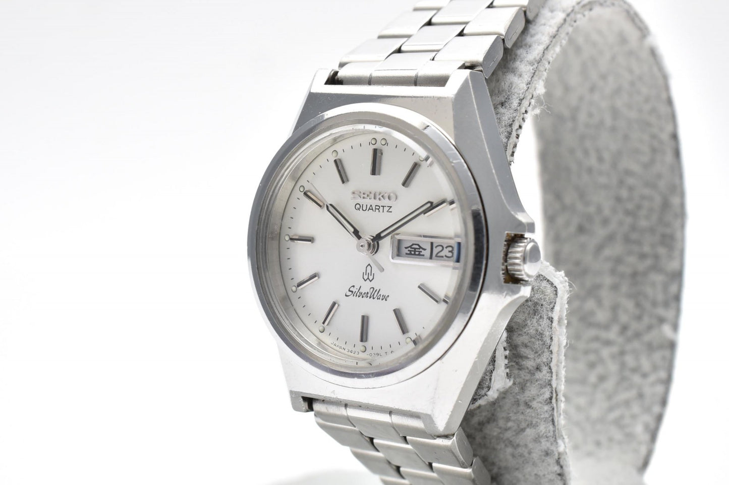 セイコー SEIKO SilverWave 3423-0160 レディース シルバーウェーブ 腕時計 クオーツ デイデイト ホワイト文字盤