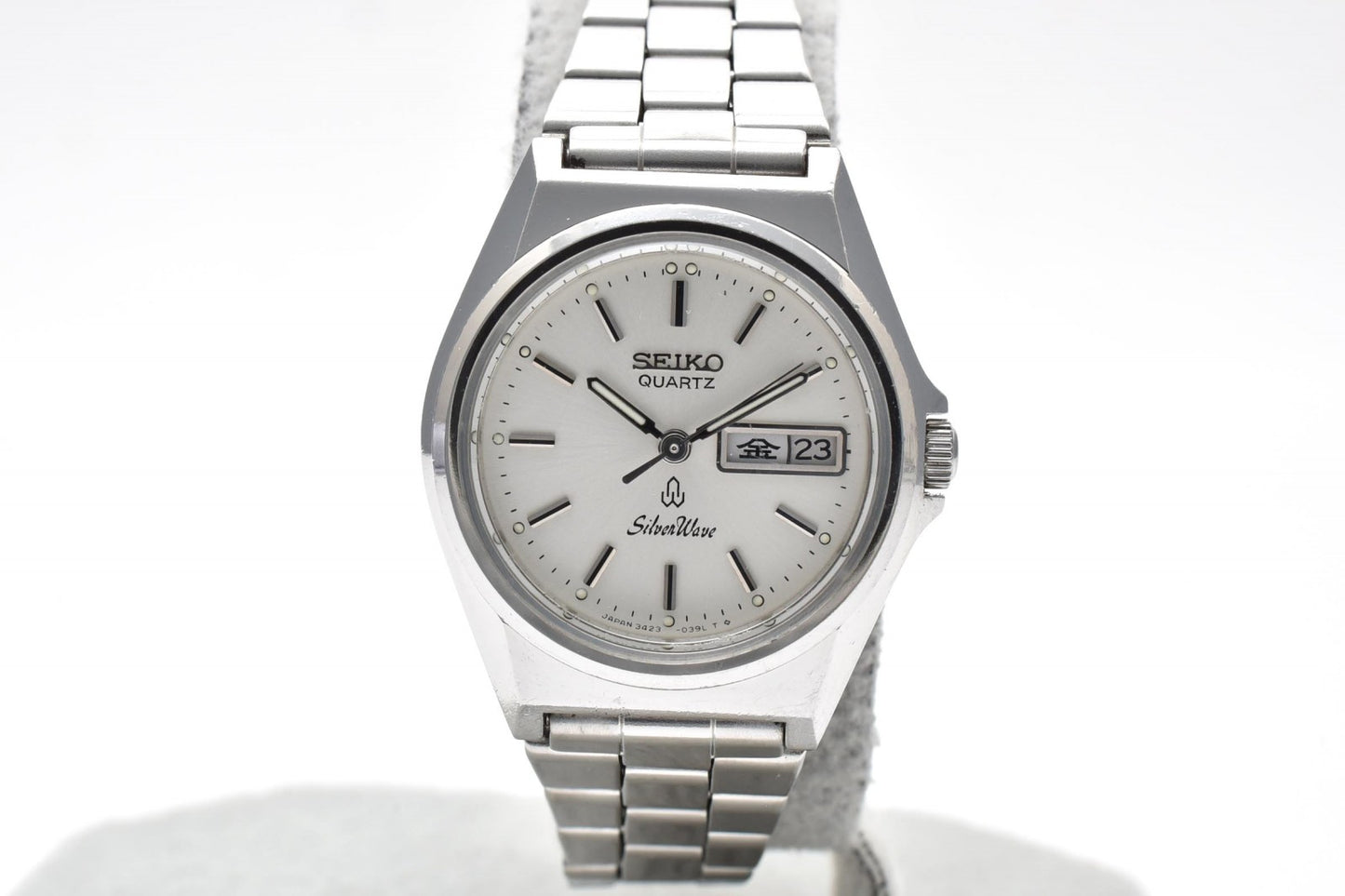 セイコー SEIKO SilverWave 3423-0160 レディース シルバーウェーブ 腕時計 クオーツ デイデイト ホワイト文字盤