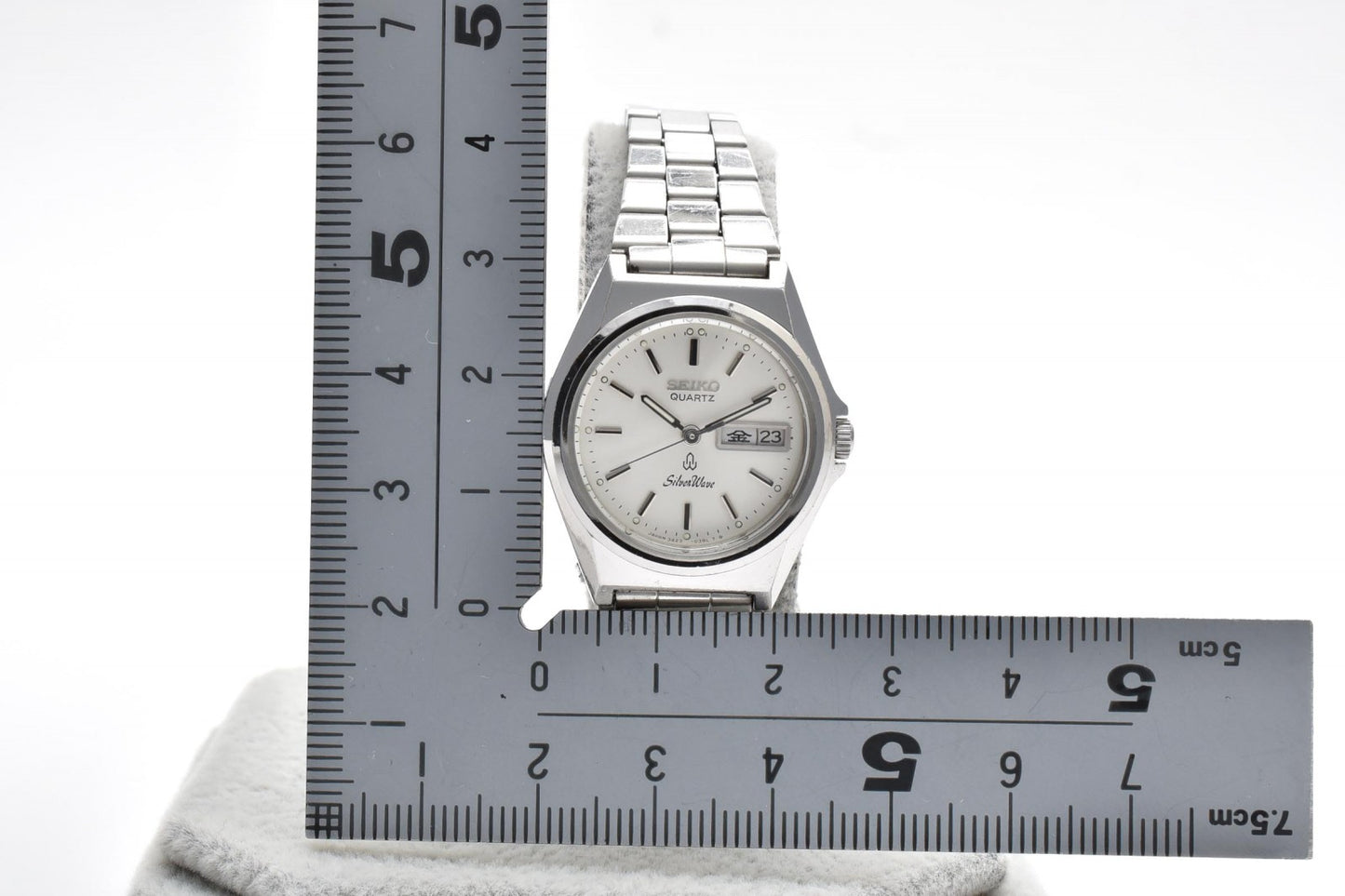 セイコー SEIKO SilverWave 3423-0160 レディース シルバーウェーブ 腕時計 クオーツ デイデイト ホワイト文字盤