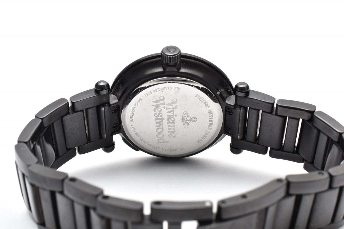 Vivienne Westwood ヴィヴィアンウエストウッド VV006BK クオーツ レディース 腕時計 ブラック オーブ ステンレス