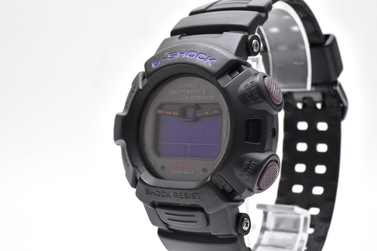 限定 カシオ CASIO G-SHOCK マッドマン GW-9010BP タフソーラー 電波ソーラー デジタル メンズ 腕時計 ブラック グレー液晶