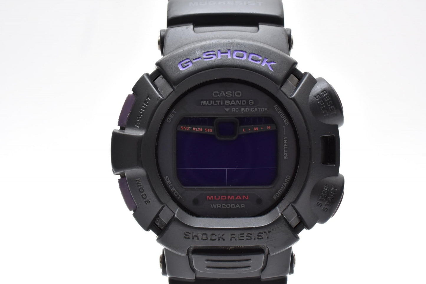 限定 カシオ CASIO G-SHOCK マッドマン GW-9010BP タフソーラー 電波ソーラー デジタル メンズ 腕時計 ブラック グレー液晶