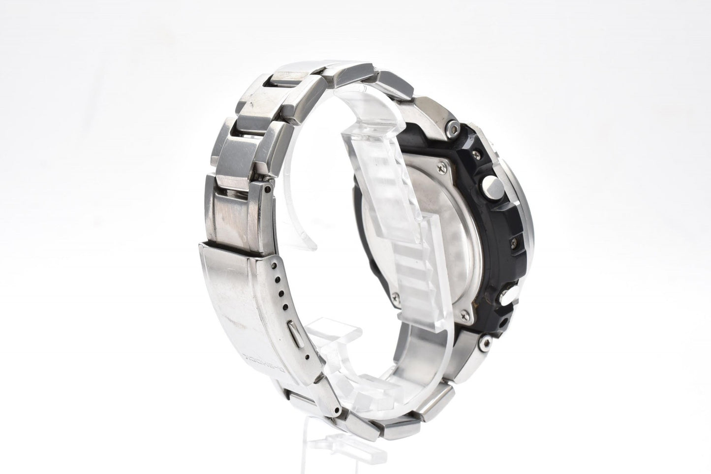 カシオ CASIO G-SHOCK GST-W110D G-STEEL 電波ソーラー メンズ 腕時計 ホワイト文字盤