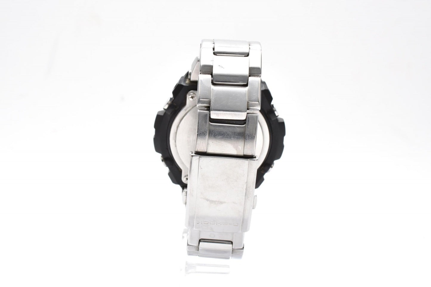カシオ CASIO G-SHOCK GST-W110D G-STEEL 電波ソーラー メンズ 腕時計 ホワイト文字盤