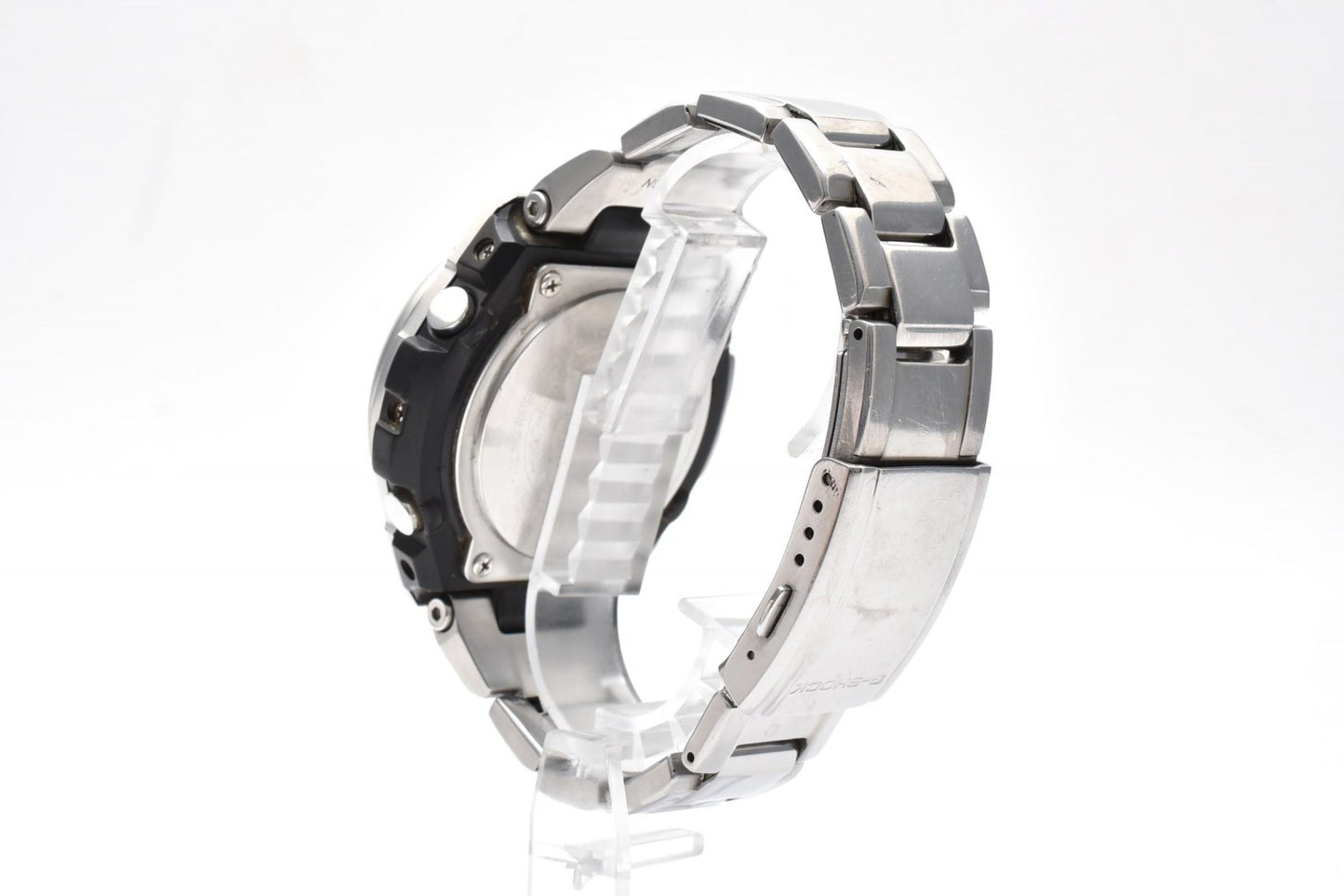 カシオ CASIO G-SHOCK GST-W110D G-STEEL 電波ソーラー メンズ 腕時計 ホワイト文字盤