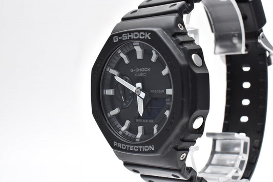 カシオ CASIO G-SHOCK GA-2100 アナデジ メンズ 腕時計 ブラック オクタゴン カシオーク