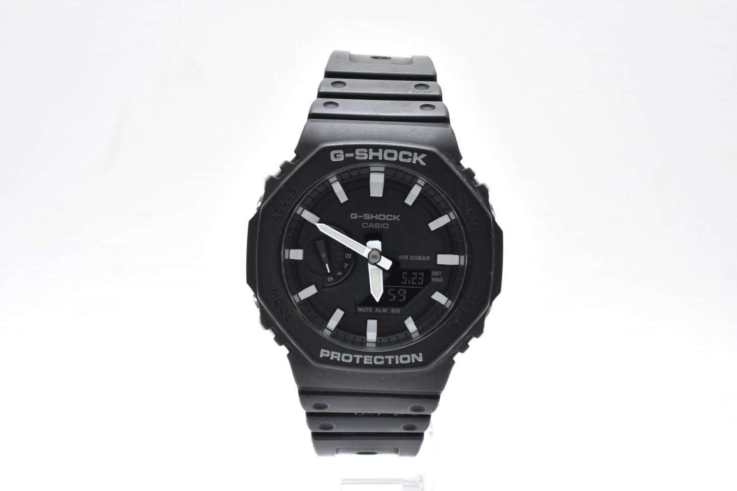 カシオ CASIO G-SHOCK GA-2100 アナデジ メンズ 腕時計 ブラック オクタゴン カシオーク