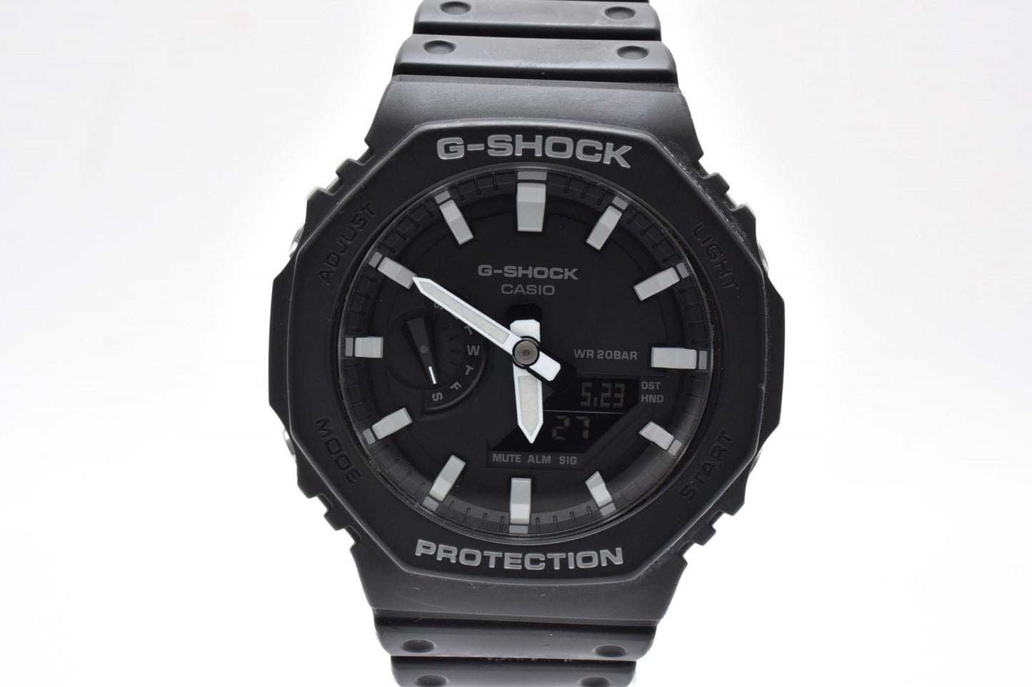 カシオ CASIO G-SHOCK GA-2100 アナデジ メンズ 腕時計 ブラック オクタゴン カシオーク