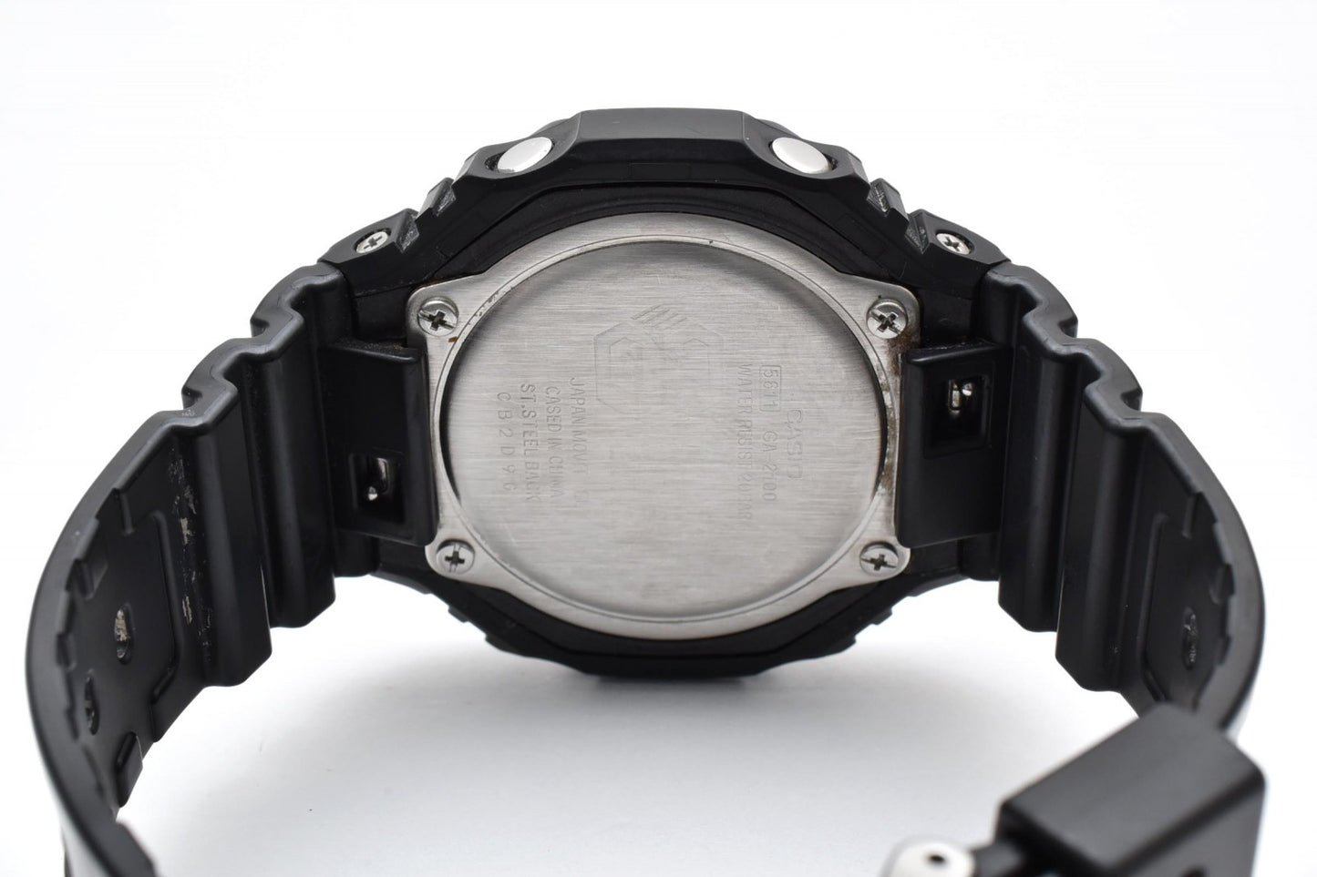 カシオ CASIO G-SHOCK GA-2100 アナデジ メンズ 腕時計 ブラック オクタゴン カシオーク