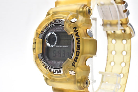 カシオ CASIO G-SHOCK FROGMAN DW-9900WC メンズ 腕時計 スケルトンイエロー フロッグマン