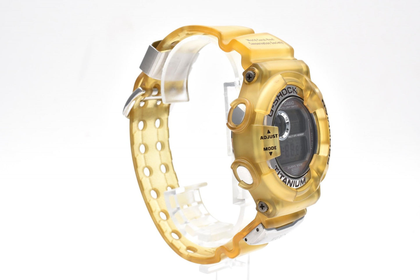 カシオ CASIO G-SHOCK FROGMAN DW-9900WC メンズ 腕時計 スケルトンイエロー フロッグマン