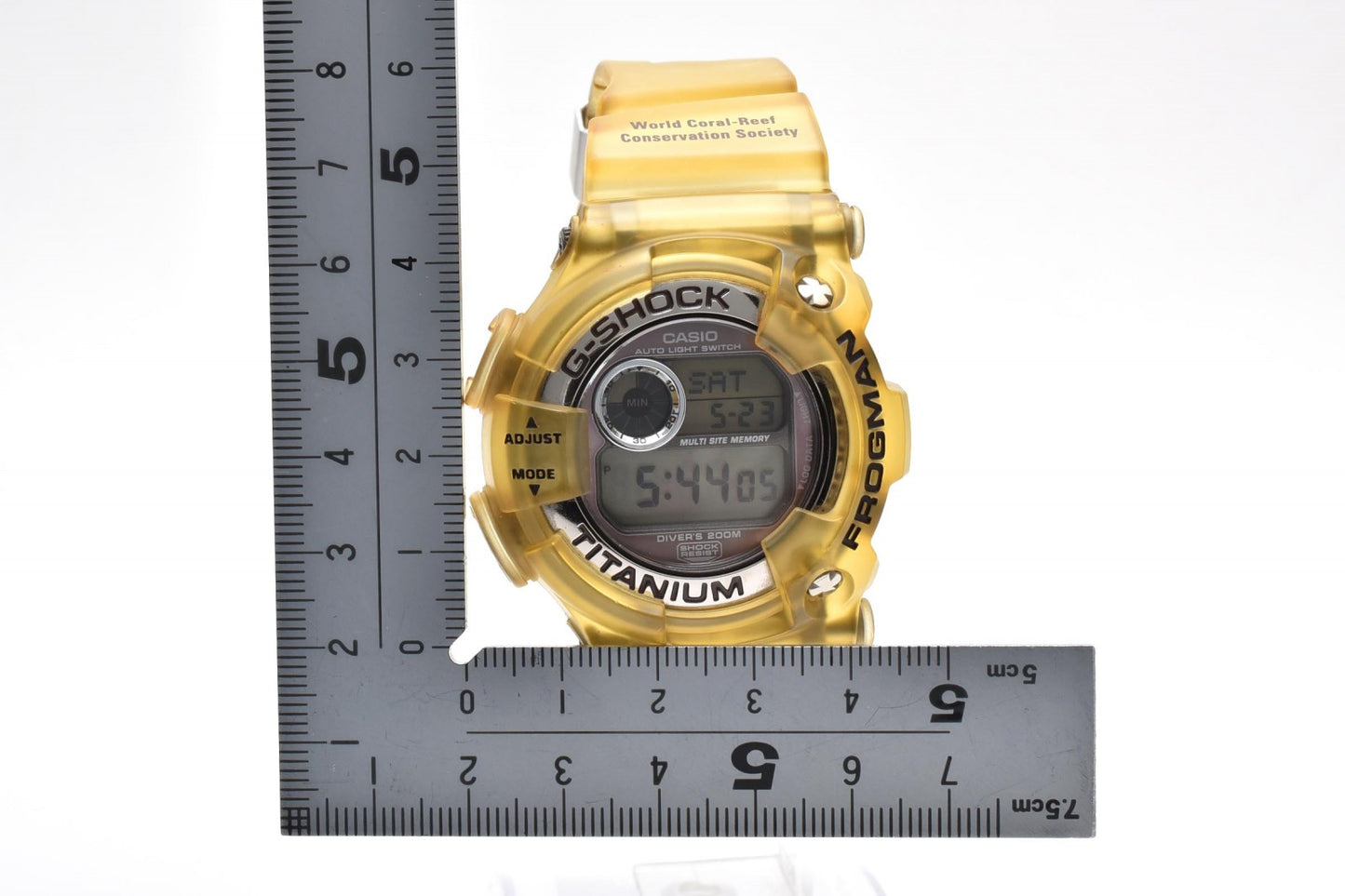 カシオ CASIO G-SHOCK FROGMAN DW-9900WC メンズ 腕時計 スケルトンイエロー フロッグマン