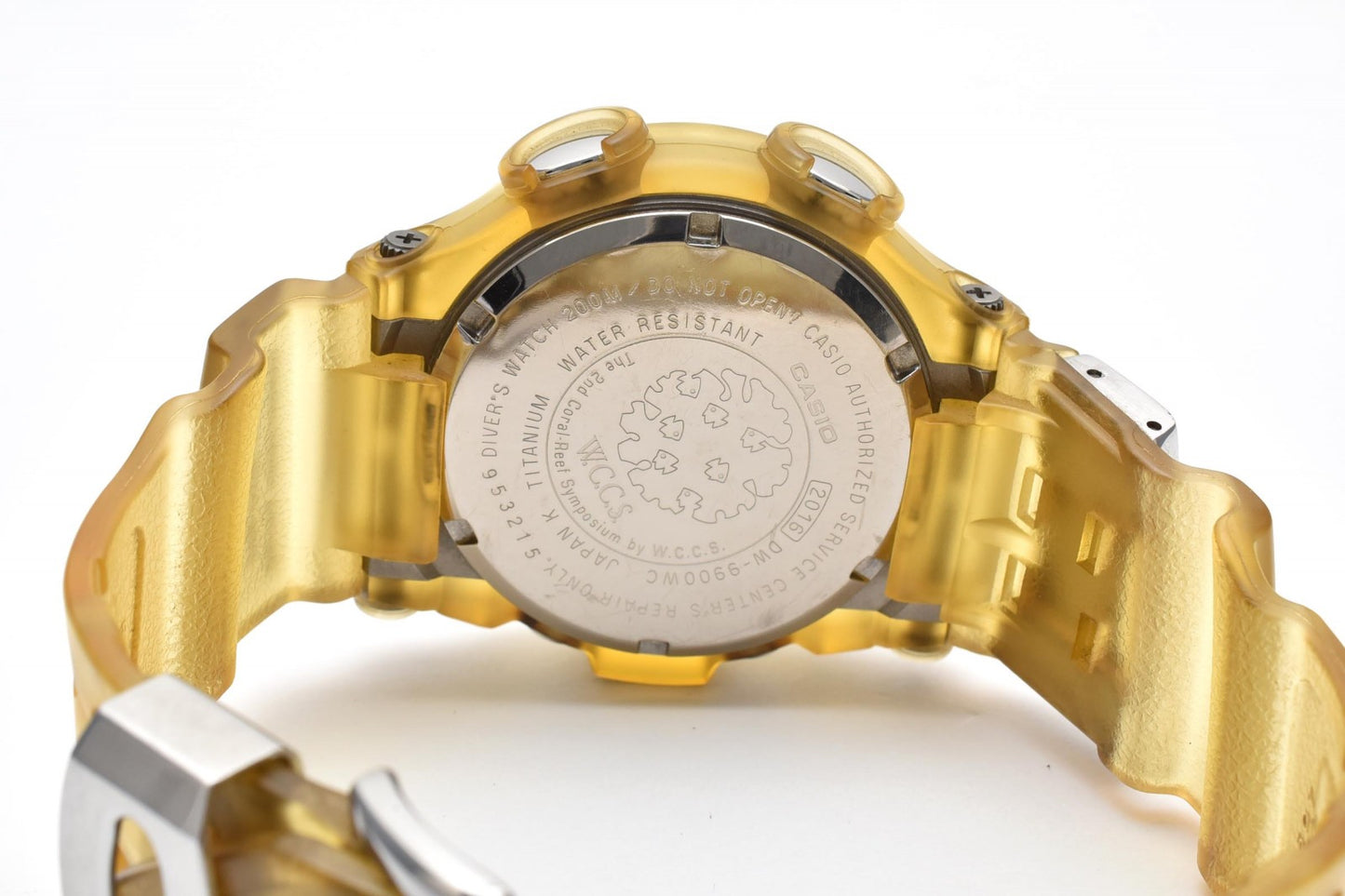 カシオ CASIO G-SHOCK FROGMAN DW-9900WC メンズ 腕時計 スケルトンイエロー フロッグマン