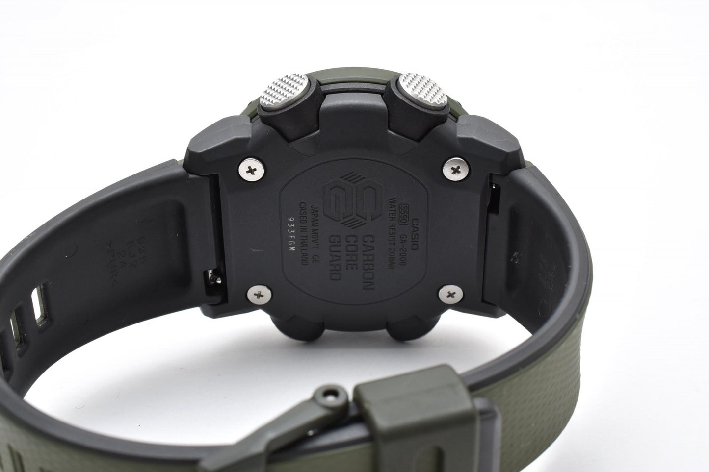 カシオ CASIO G-SHOCK GA-2000 アナデジ メンズ 腕時計 カーキ ブラック カーボンコア Gショック