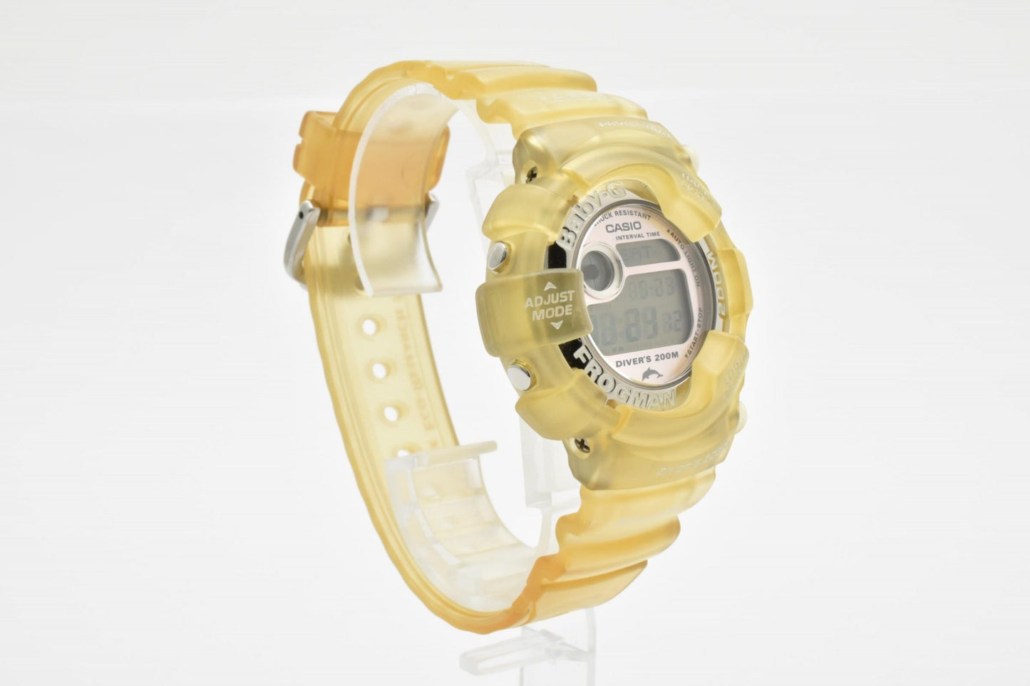 カシオ CASIO Baby-G Frogman BGW-103K デジタルウォッチ レディース 腕時計 スケルトンイエロー