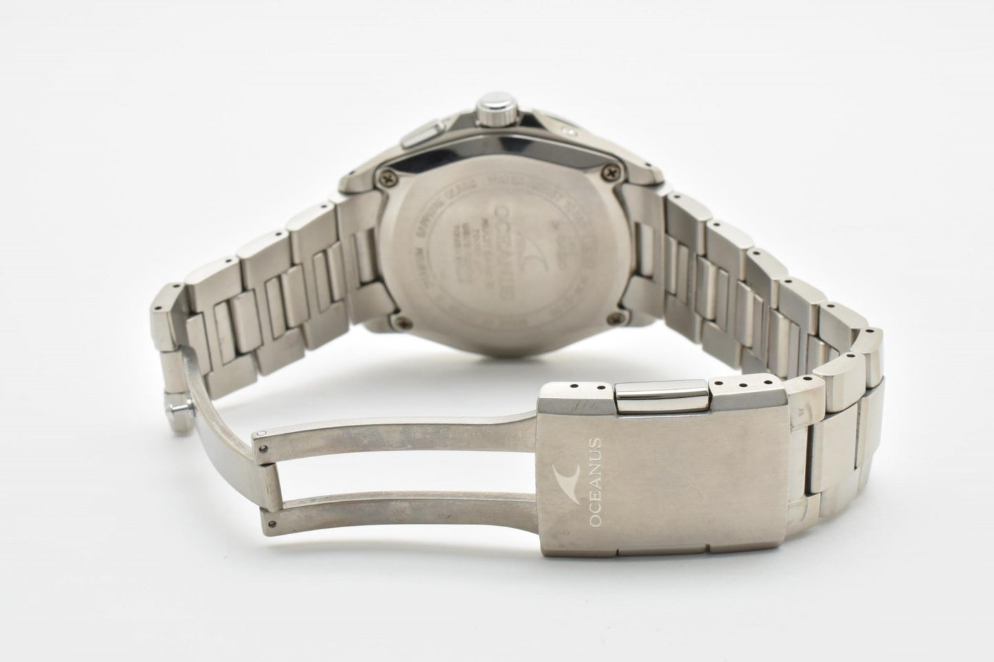 カシオ CASIO OCEANUS OCW-S100 電波ソーラー メンズ 腕時計 チタン ブラック文字盤 オシアナス