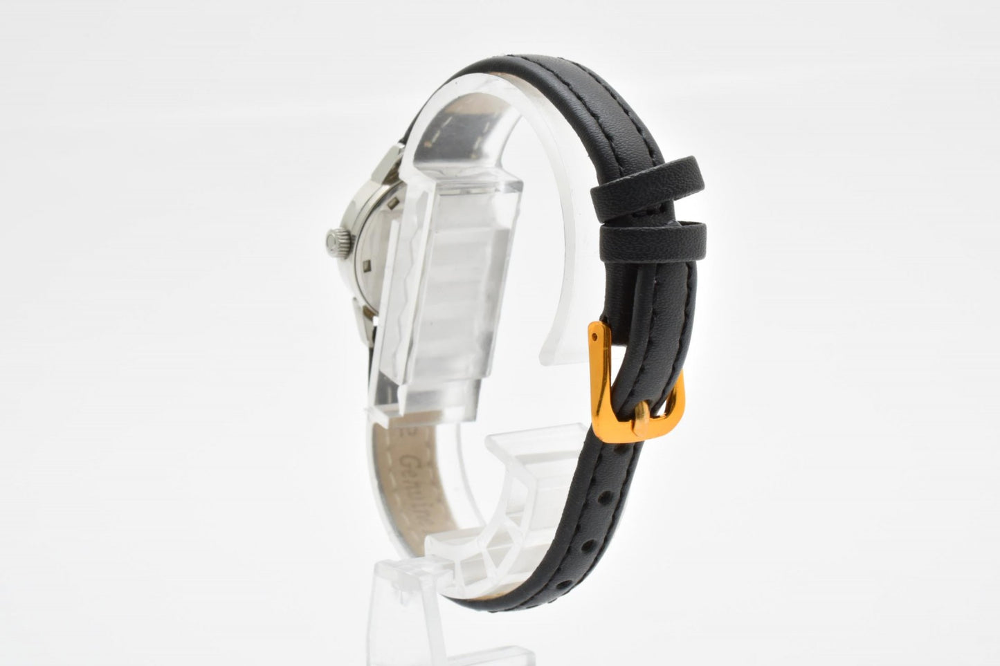 OMEGA シーマスター 手巻き レディース 腕時計 シルバー文字盤 ヴィンテージ レザーベルト オメガ