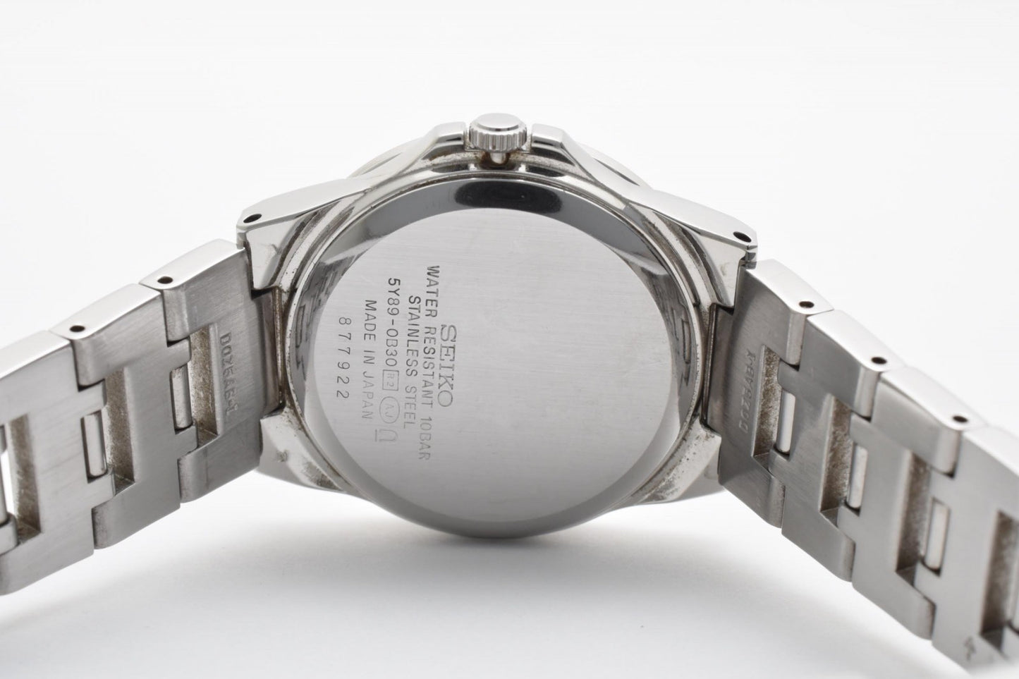 SEIKO セイコー ルキア 5Y89-0B30 クオーツ レディース 腕時計 ピンクゴールド文字盤 ステンレススチール デイト マルチカレンダー