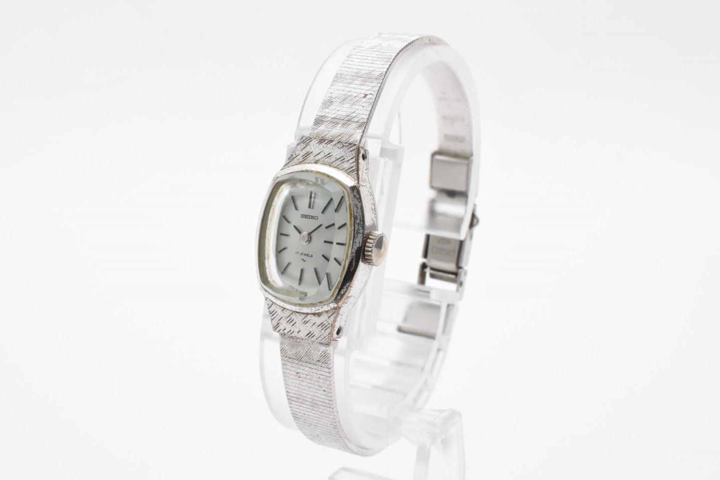 SEIKO セイコー 10-3760 手巻き レディース 腕時計 シルバー文字盤 ステンレススチール ドレスウォッチ ヴィンテージ 1970年代