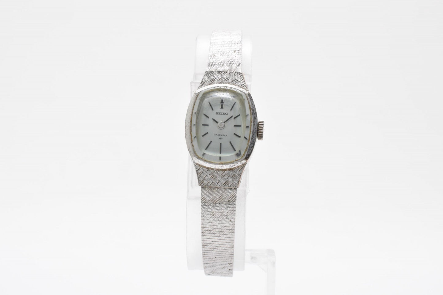 SEIKO セイコー 10-3760 手巻き レディース 腕時計 シルバー文字盤 ステンレススチール ドレスウォッチ ヴィンテージ 1970年代