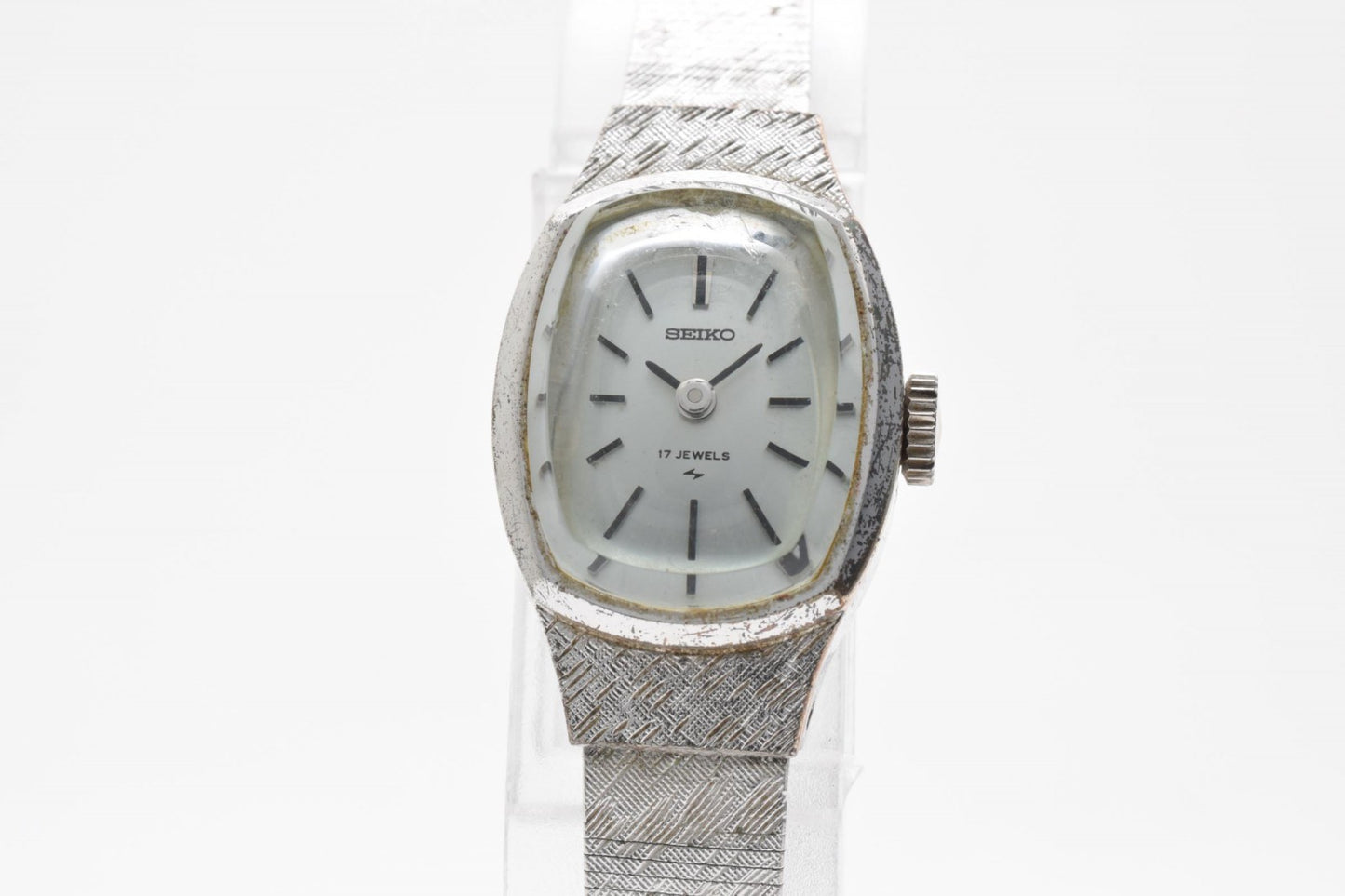 SEIKO セイコー 10-3760 手巻き レディース 腕時計 シルバー文字盤 ステンレススチール ドレスウォッチ ヴィンテージ 1970年代