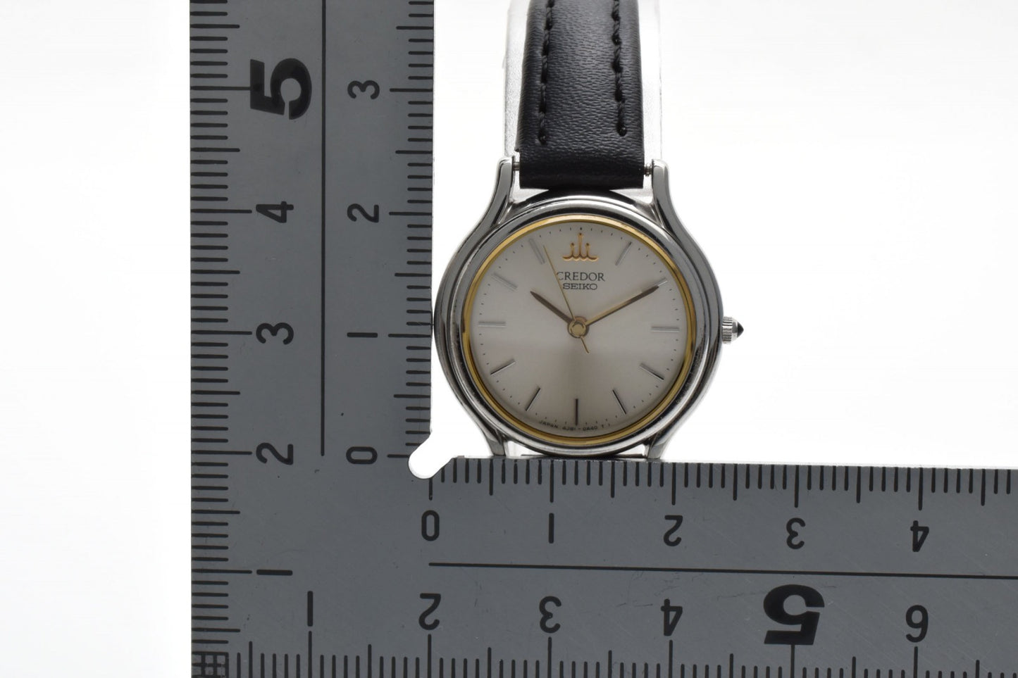 SEIKO セイコー クレドール 4J81-0A40 クオーツ レディース 腕時計 シルバー文字盤 レザーベルト ドレスウォッチ 1990年代