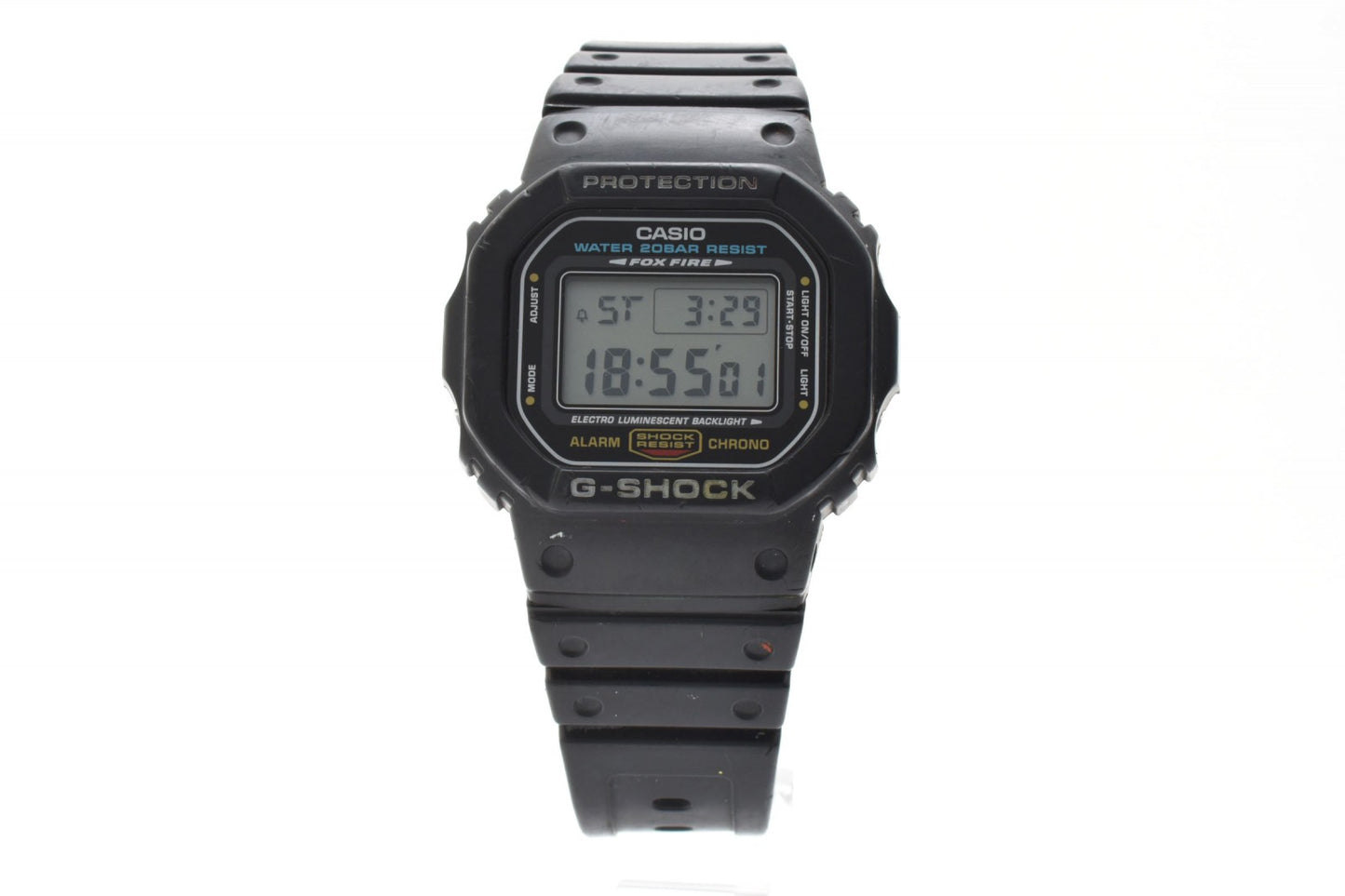 CASIO カシオ G-SHOCK DW-5600E デジタル クオーツ メンズ 腕時計 スクエア ブラック液晶 樹脂ケース 樹脂ベルト